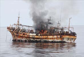 US Coast Guard sinks Japan tsunami 'ghost ship' US Coast Guard sinks Japan tsunami 'ghost ship'
