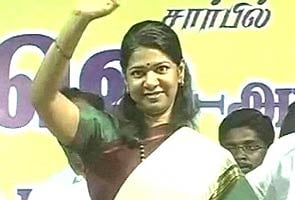 Kanimozhi's first public meet after release from Tihar