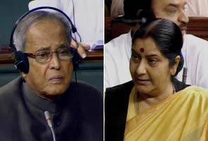 BJP will not support Pranab Mukherjee for President: Sushma Swaraj