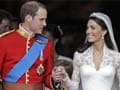 Britain's Prince William and Kate mark first wedding anniversary