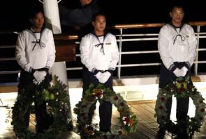 Prayers and silence mark Titanic centenary