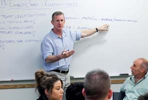 After war room, heading Ivy League classroom