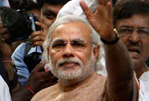 Narendra Modi in Mumbai for BJP meet, Yeddyurappa to follow tomorrow