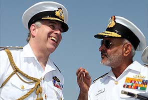 Prince Andrew visits INS Viraat at the Western Naval Command Headquarters in Mumbai