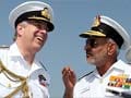 Prince Andrew visits INS Viraat at the Western Naval Command Headquarters in Mumbai