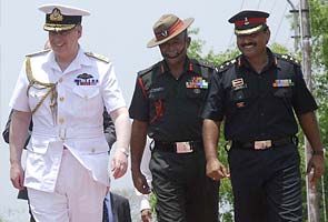 Prince Andrew visits Officers' Training Academy in Chennai