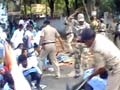 Protesting medical students, including girls, lathicharged in Ranchi