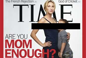 Time magazine's cover showing breastfeeding mother gets mixed reactions