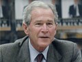 George Bush back at the White House, only for a day