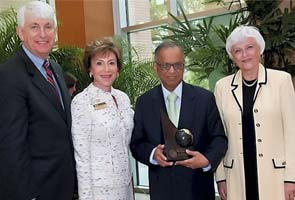 Narayana Murthy receives awards from US University