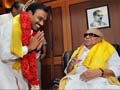 Happy to see younger brother Raja, says Karunanidhi