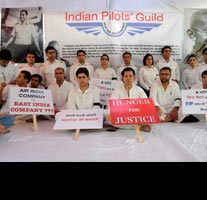 Eleven Air India pilots go on indefinite hunger strike