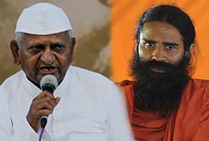 Anna Hazare, Baba Ramdev to fast in Delhi today