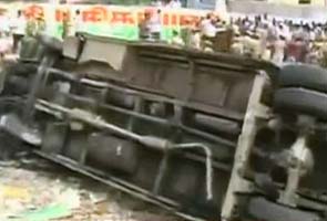 Chennai bus accident: A miraculous escape - NDTV at Ground Zero