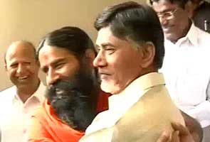 Baba Ramdev meets TDP chief Chandrababu Naidu