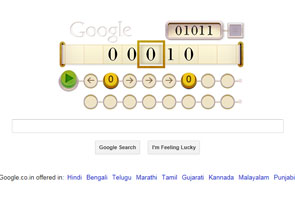 Google doodles a Turing Machine