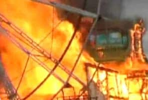 Fire in Hyderabad; 75 shops destroyed