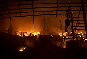 Major fire in north Delhi market