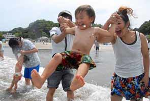 Fukushima opens first beach since nuke crisis