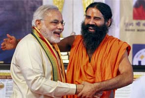 Baba Ramdev gives a clean chit to Narendra Modi on corruption issues