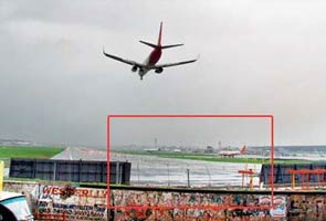 Planes leaving Mumbai send fibre sheets flying