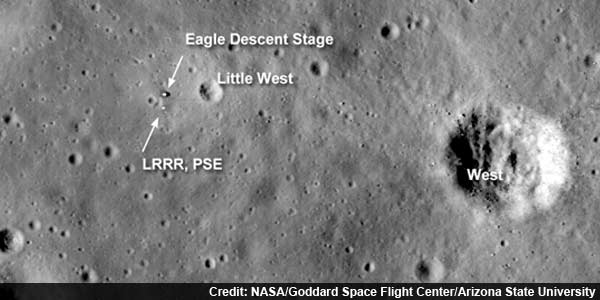 NASA photos reveal fate of flags left on the moon