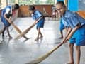 School shocker! Students forced to sweep floors before class
