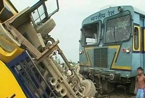 Four children killed after train collides with school bus in Amritsar