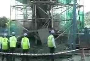 Scaffolding of under-construction metro collapses in Chennai