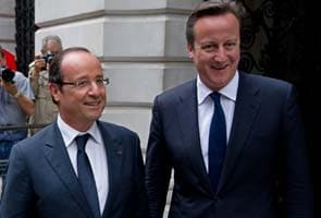 France's Hollande in Britain for tricky talks France's Hollande in Britain for tricky talks