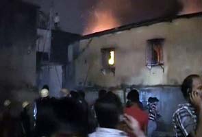 Fire at Kolkata's Barabazar cloth market