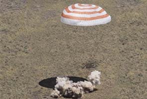 Soyuz lands safely in Kazakhstan after more than six months in space