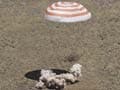 Soyuz lands safely in Kazakhstan after more than six months in space