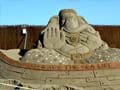Indian sand artist wins gold in Spain