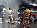 Mumbai riots: Footage shows armed mob riding train