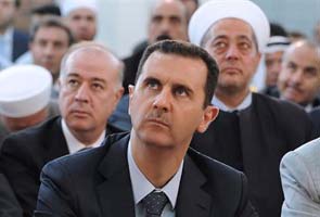 Syria's Assad makes rare public appearance