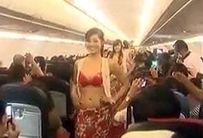 Airline fined for inflight bikini show