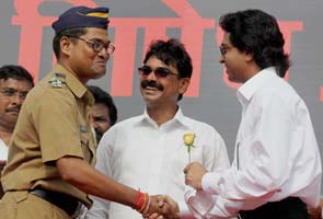 Raj Thackeray's defiant show of strength included vanity van, yellow rose
