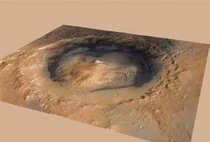 NASA rover Curiosity shoots a Mars rock with laser