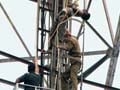 Armyman protesting atop tower brought down after 94 hours