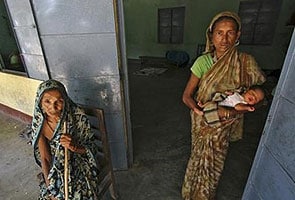 Rohima Begum, with her baby born at Assam relief camp, has nowhere to go