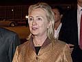 Hilary Clinton meets Nelson Mandela in rare visit at his home