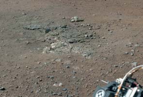 NASA rover prepares to use laser on a Martian rock 