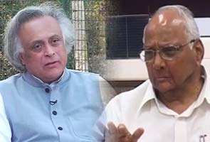 Sharad Pawar and Jairam Ramesh begin tour to drought-hit states