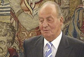 Spain's King Juan Carlos trips and falls 