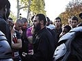 Protest against anti-Islam film in Paris outside US embassy