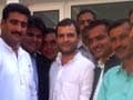 Jammu & Kashmir sarpanches meet Rahul Gandhi