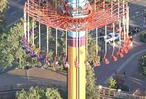 Stuck on amusement park ride for four hours Stuck on amusement park ride for four hours