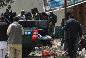 Six killed in suicide attack outside NATO headquarters in Kabul