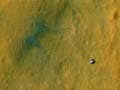 Curiosity's tyre tracks on Mars visible from space
